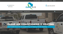 Desktop Screenshot of clearairaz.com