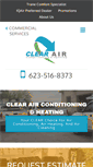 Mobile Screenshot of clearairaz.com